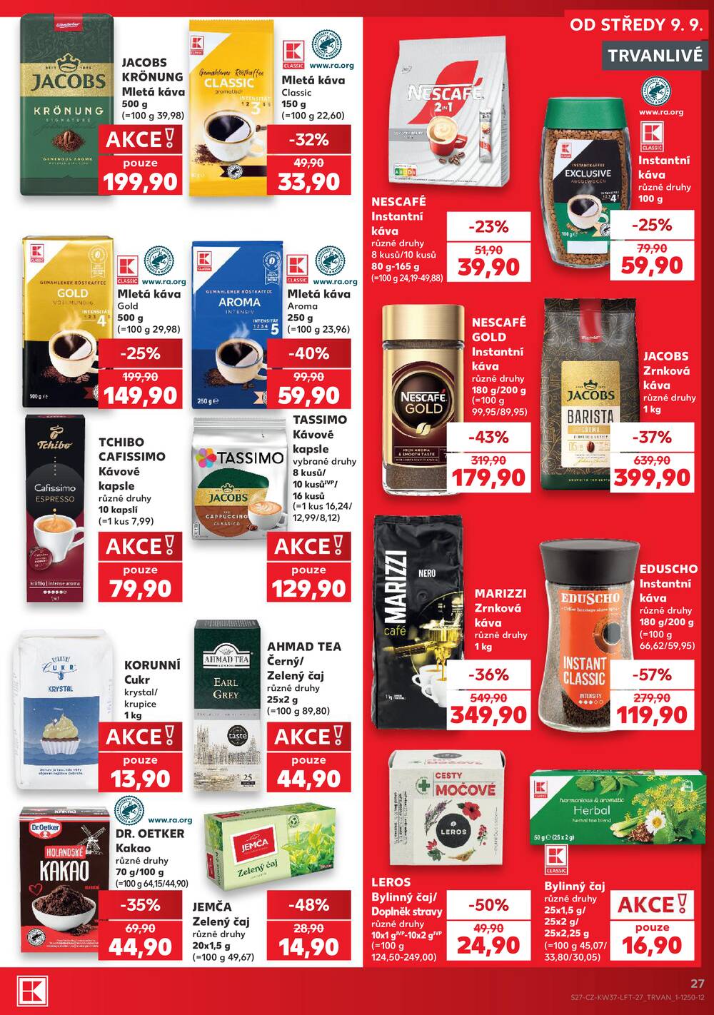 Kaufland 9.9. - 15.9. - Kaufland - Praha 3 (Jarov)