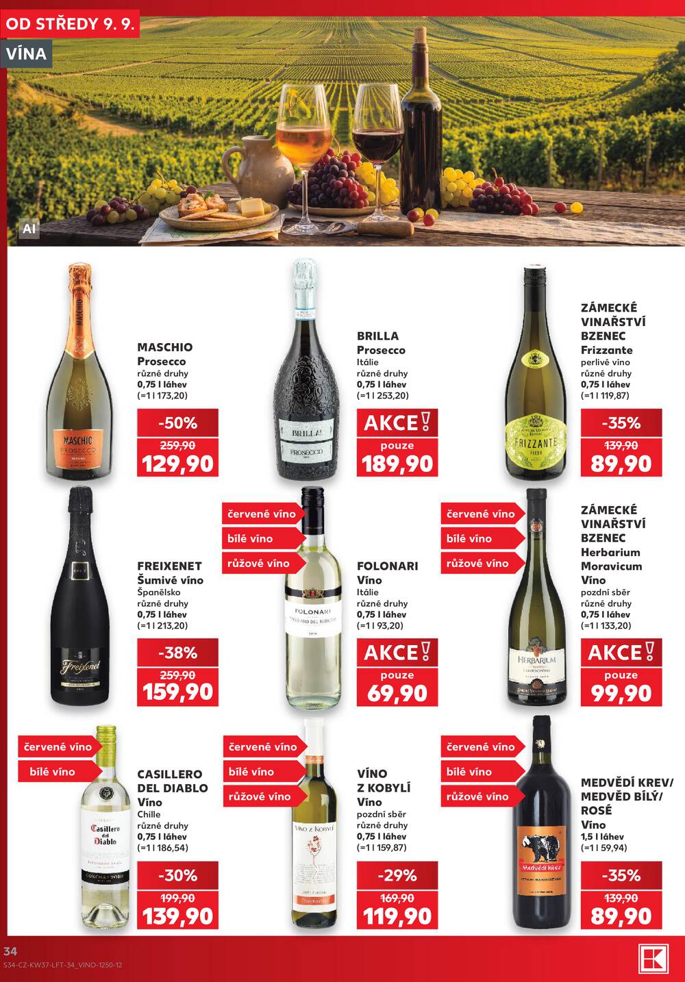 Kaufland 9.9. - 15.9. - Kaufland - Praha 3 (Jarov)