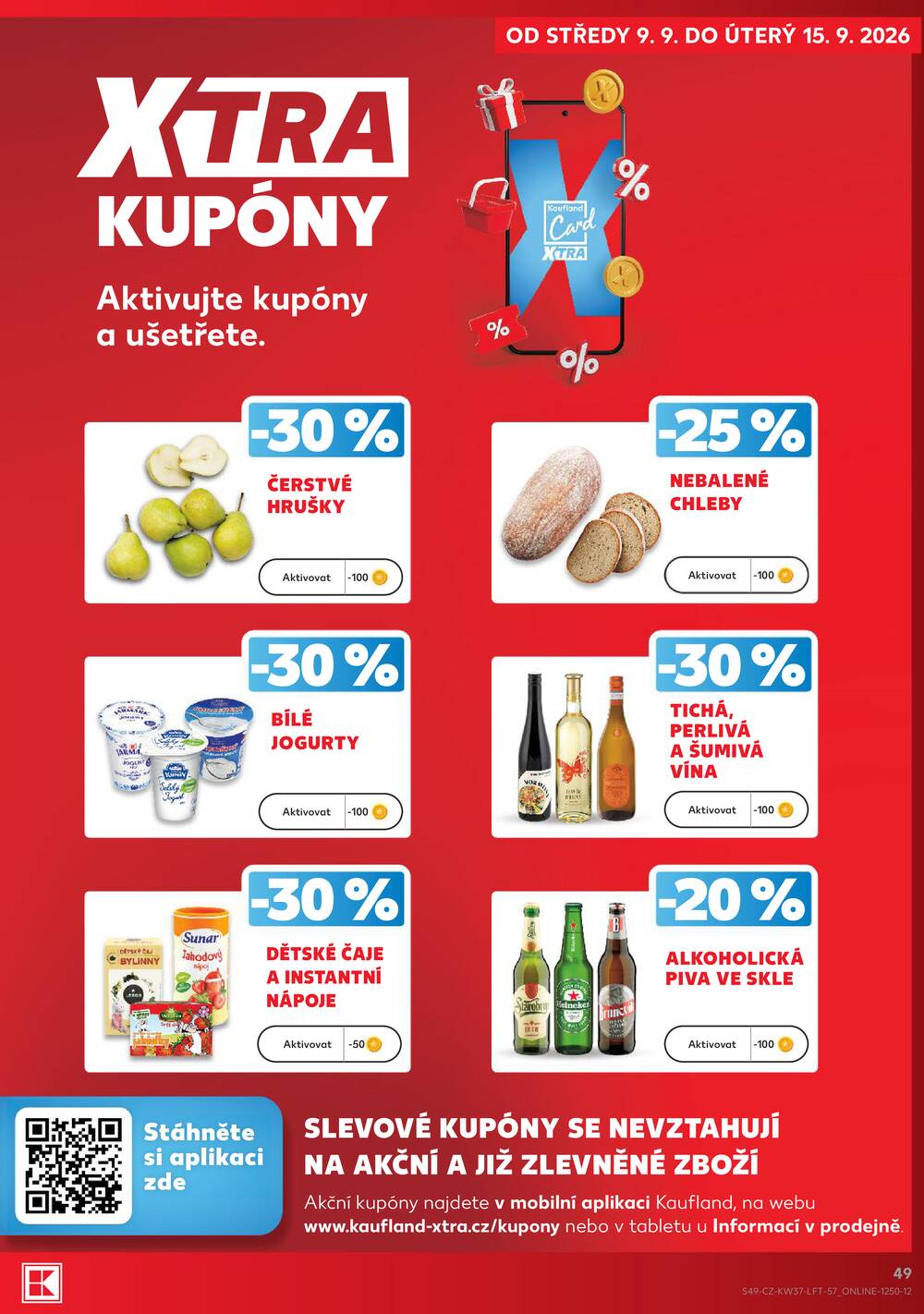 Leták Kaufland - Kaufland 9.9. - 15.9. - Kaufland - Praha 4 (Michle) - strana 49