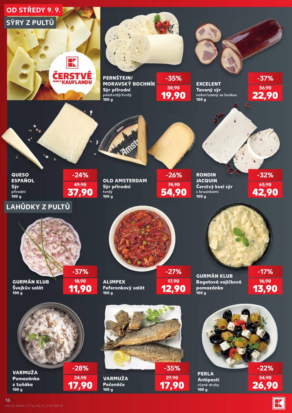 Leták Kaufland - Kaufland 9.9. - 15.9. - Kaufland - Prostějov (Okružní ulice) - strana 16