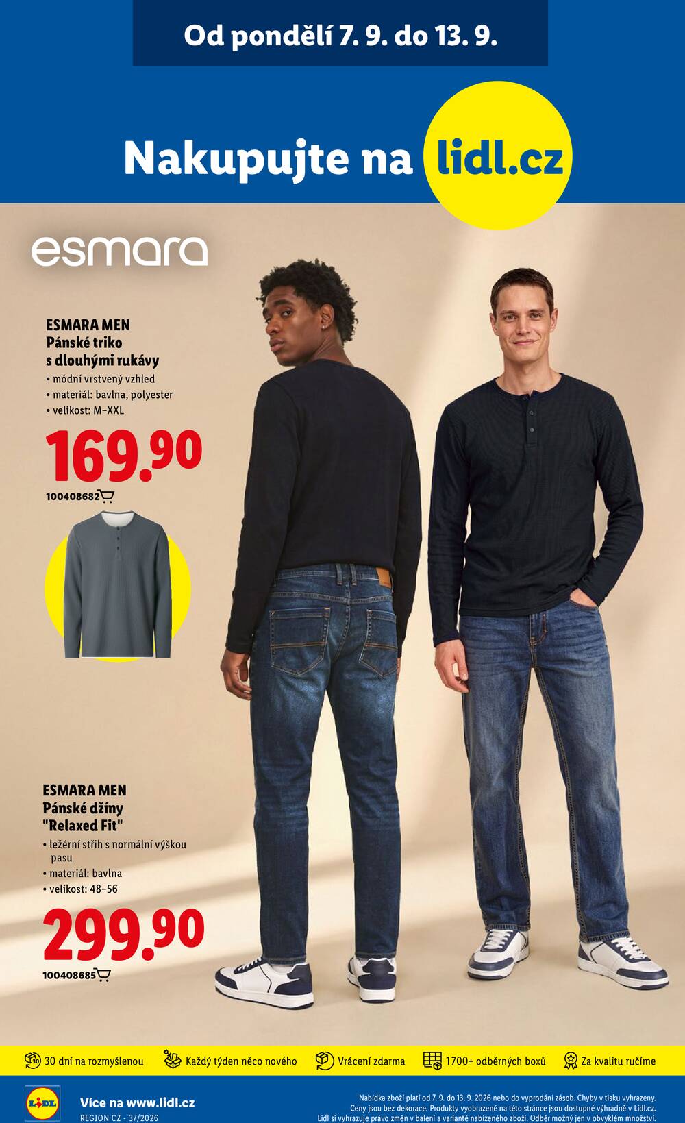 Lidl Čtvrtek od 10.9. do 13.9.2026