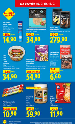 Lidl Čtvrtek od 10.9. do 13.9.2026