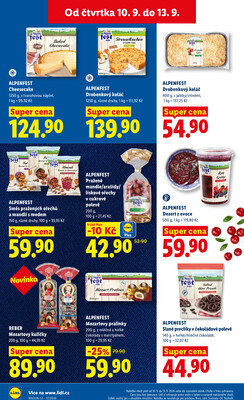 Lidl Čtvrtek od 10.9. do 13.9.2026