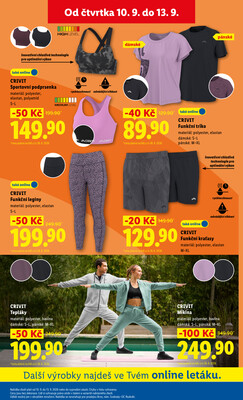 Lidl Čtvrtek od 10.9. do 13.9.2026