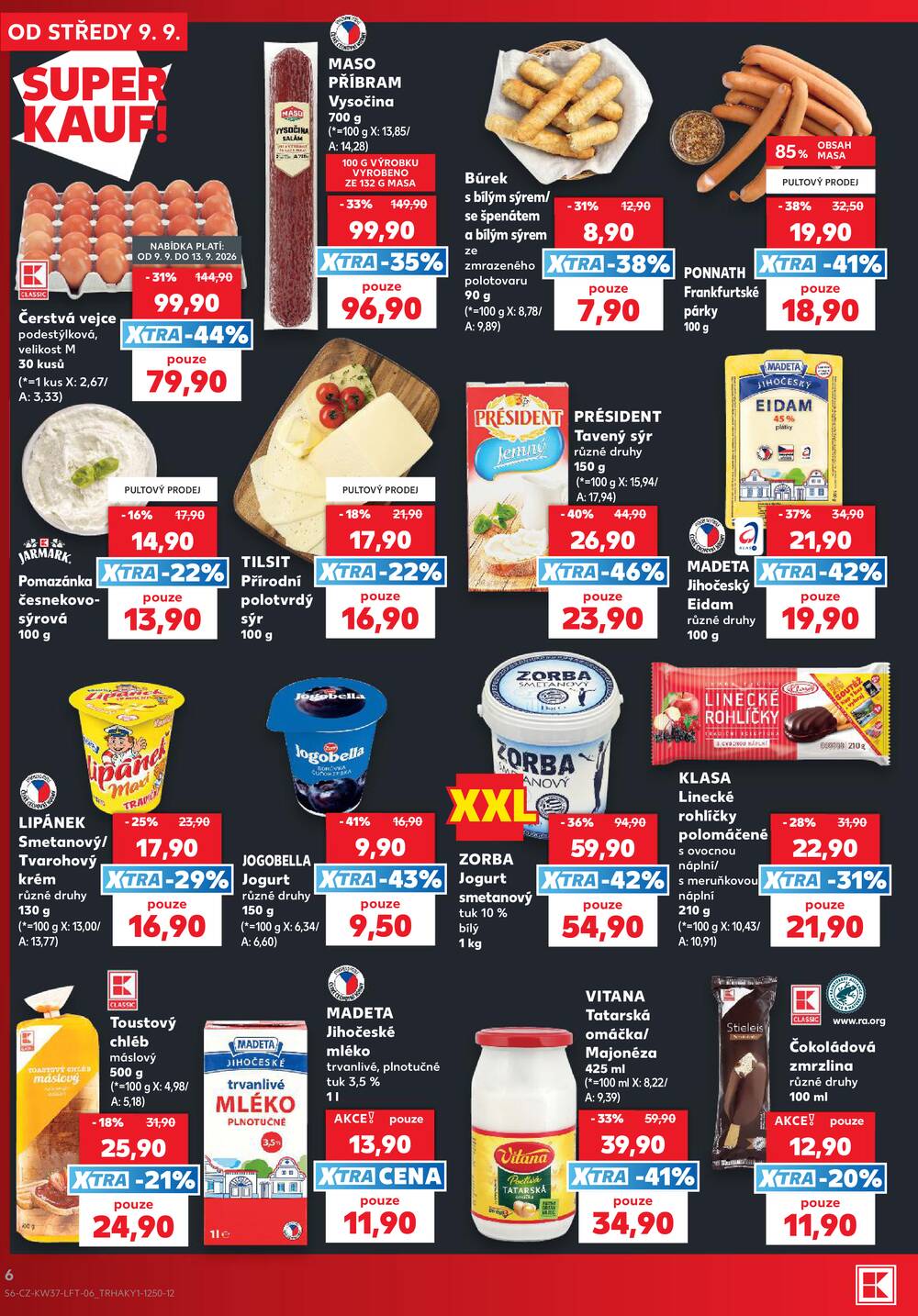 Leták Kaufland - Kaufland 9.9. - 15.9. - Kaufland - Kuřim - strana 6