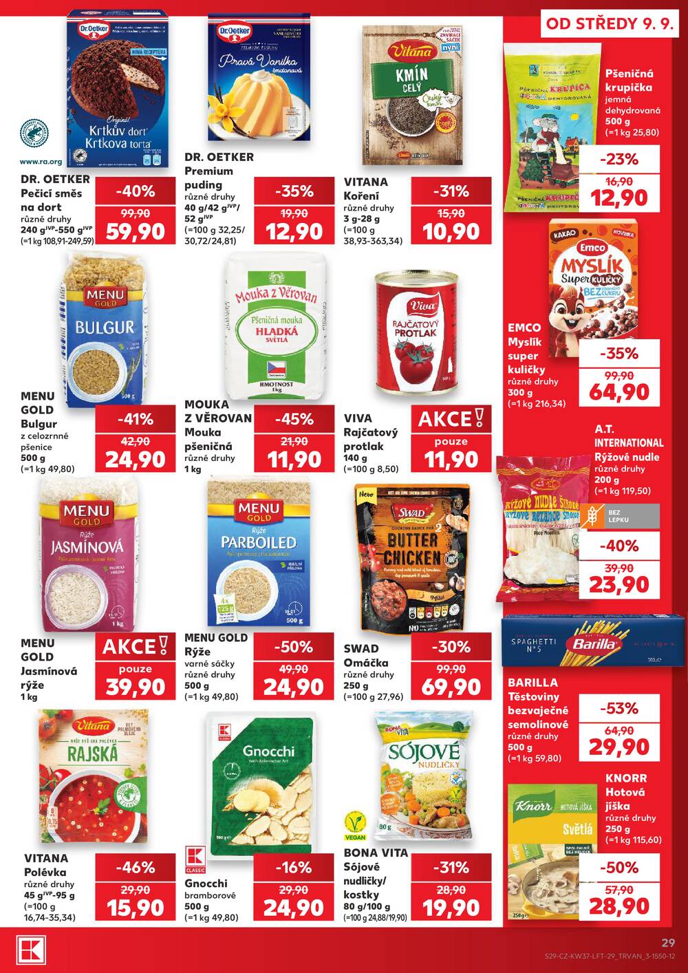 Kaufland 9.9. - 15.9. - Kaufland - Přerov Lýsky