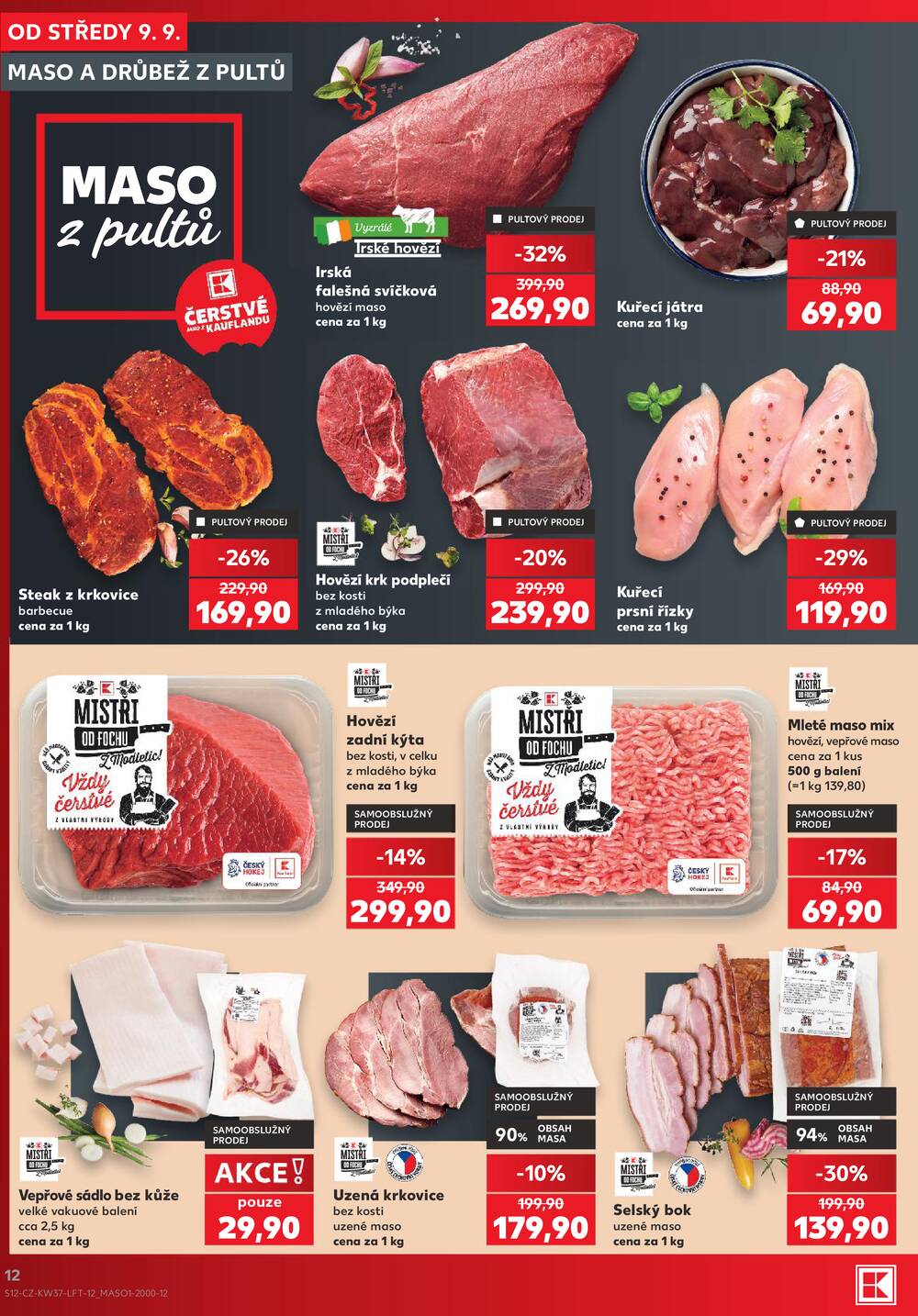 Leták Kaufland - Kaufland 9.9. - 15.9. - Kaufland - Brno - Židenice - strana 12