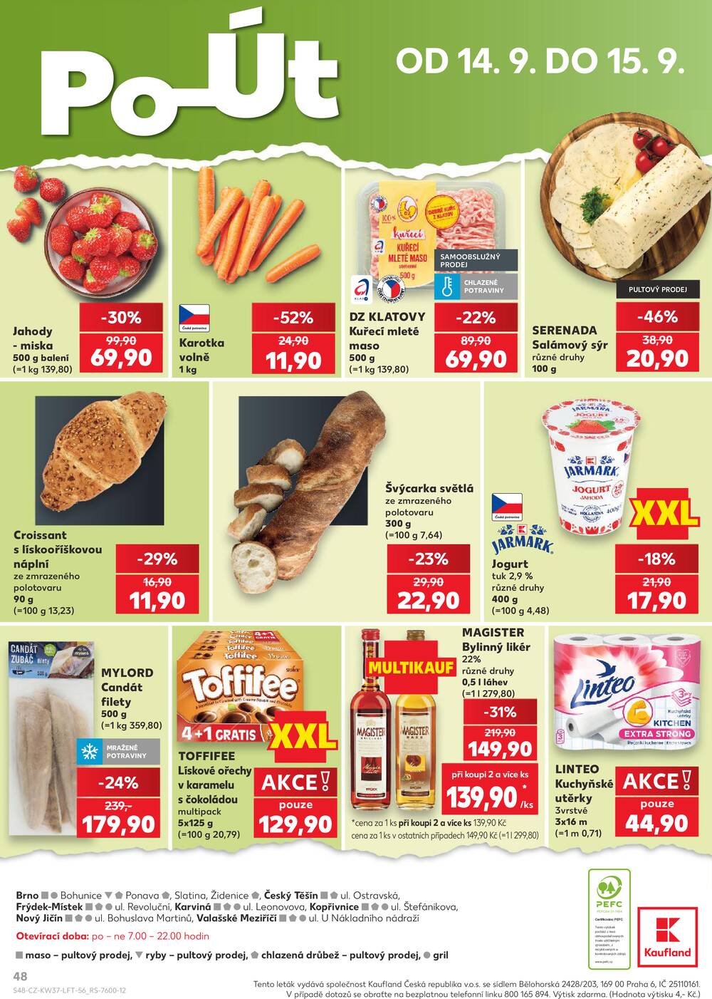 Leták Kaufland - Kaufland 9.9. - 15.9. - Kaufland - Brno - Židenice - strana 48 Leták Kaufland - Kaufland 9.9. - 15.9. - Kaufland - Brno - Židenice - strana 48