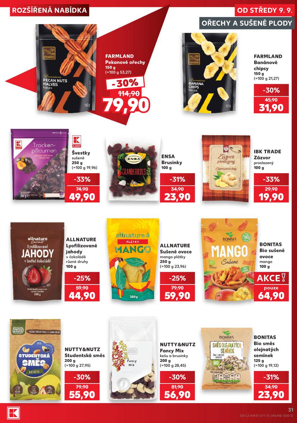 Leták Kaufland - Kaufland 9.9. - 15.9. - Kaufland - Ostrov - Jáchymovská - strana 31 Leták Kaufland - Kaufland 9.9. - 15.9. - Kaufland - Ostrov - Jáchymovská - strana 31