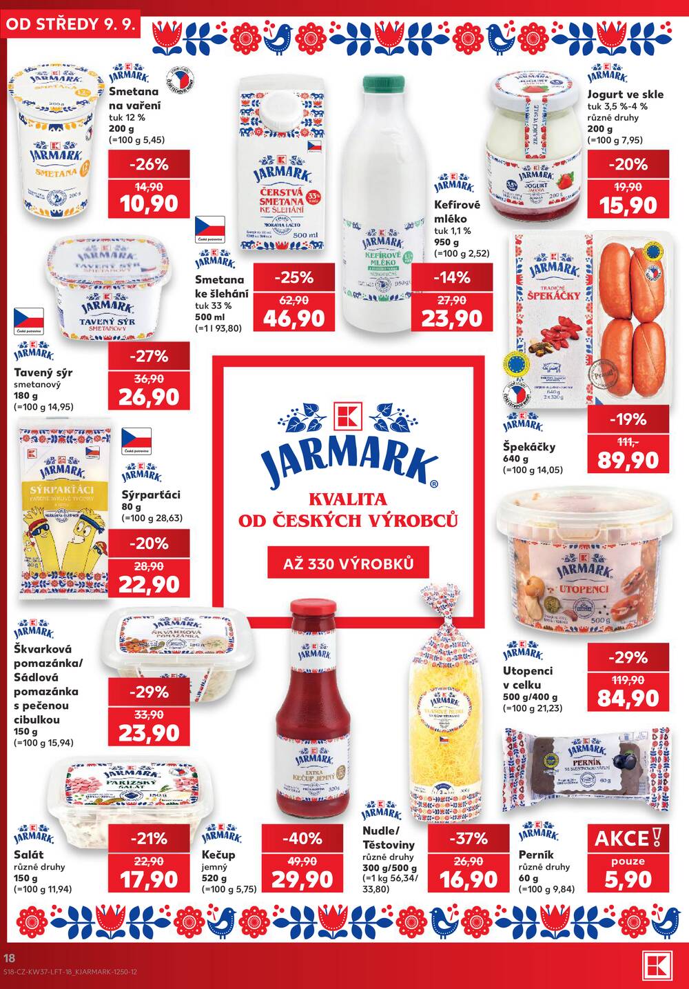 Leták Kaufland - Kaufland 9.9. - 15.9. - Kaufland - Pardubice (Bělehradská) - strana 18