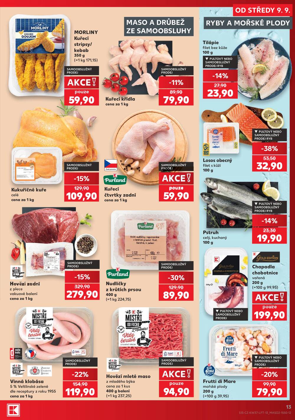 Kaufland 9.9. - 15.9. - Kaufland - Roudnice nad Labem