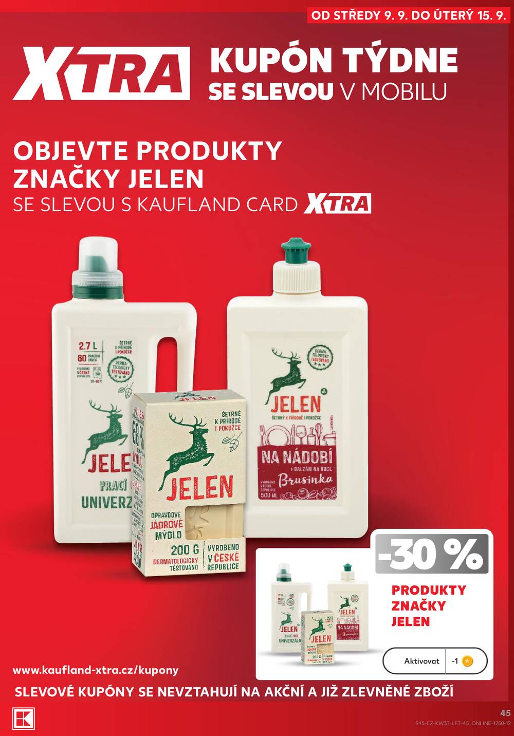 Kaufland 9.9. - 15.9. - Kaufland - Roudnice nad Labem