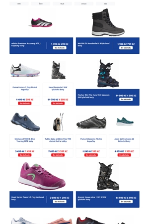 leták Intersport