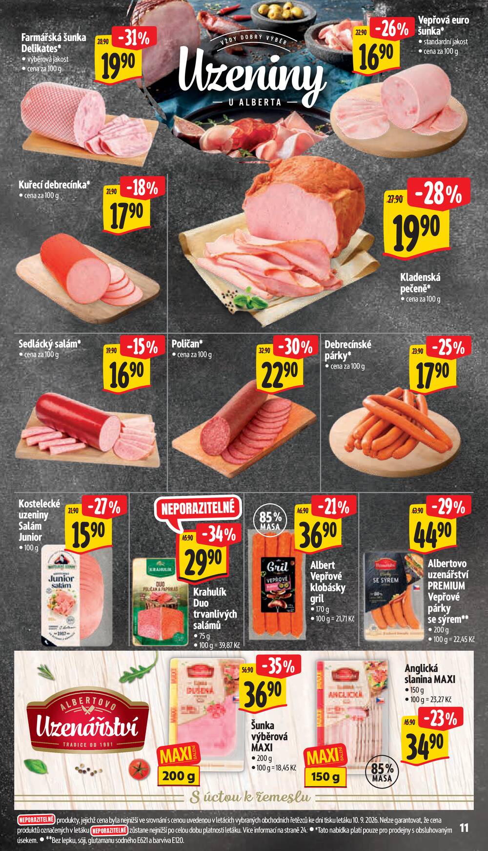 Leták Albert - Albert Supermarket od 16.9. do 22.9.2026 - strana 15