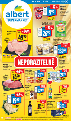 Leták Albert Supermarket od 16.9. do 22.9.2026
