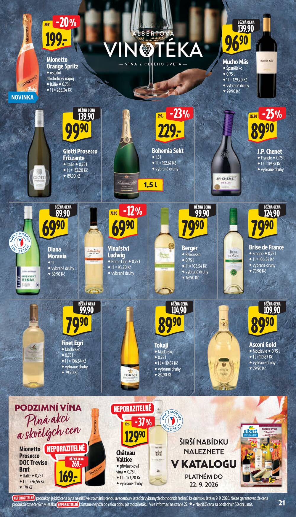 Albert Hypermarket Jihomoravský od 16.9. do 22.9.2026