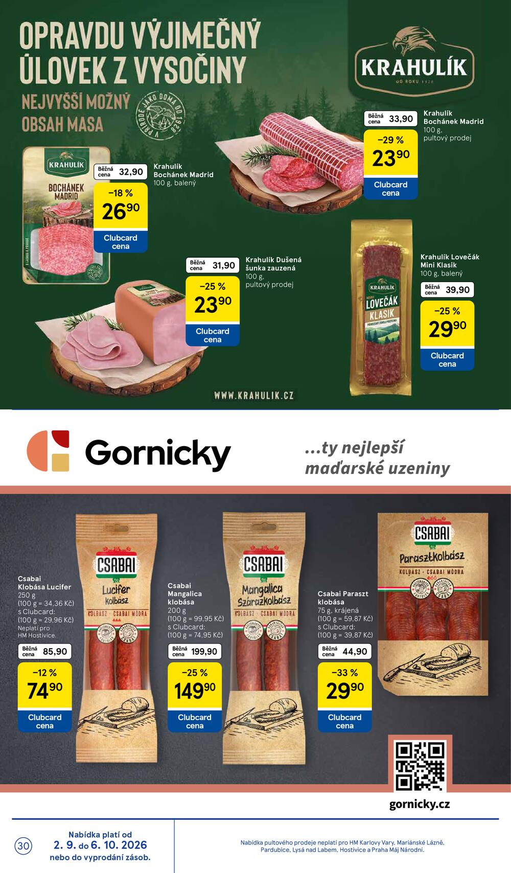 Tesco hypermarkety od 16.9. do 22.9.2026