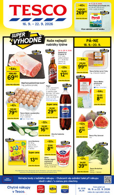 Leták Tesco hypermarkety od 16.9. do 22.9.2026