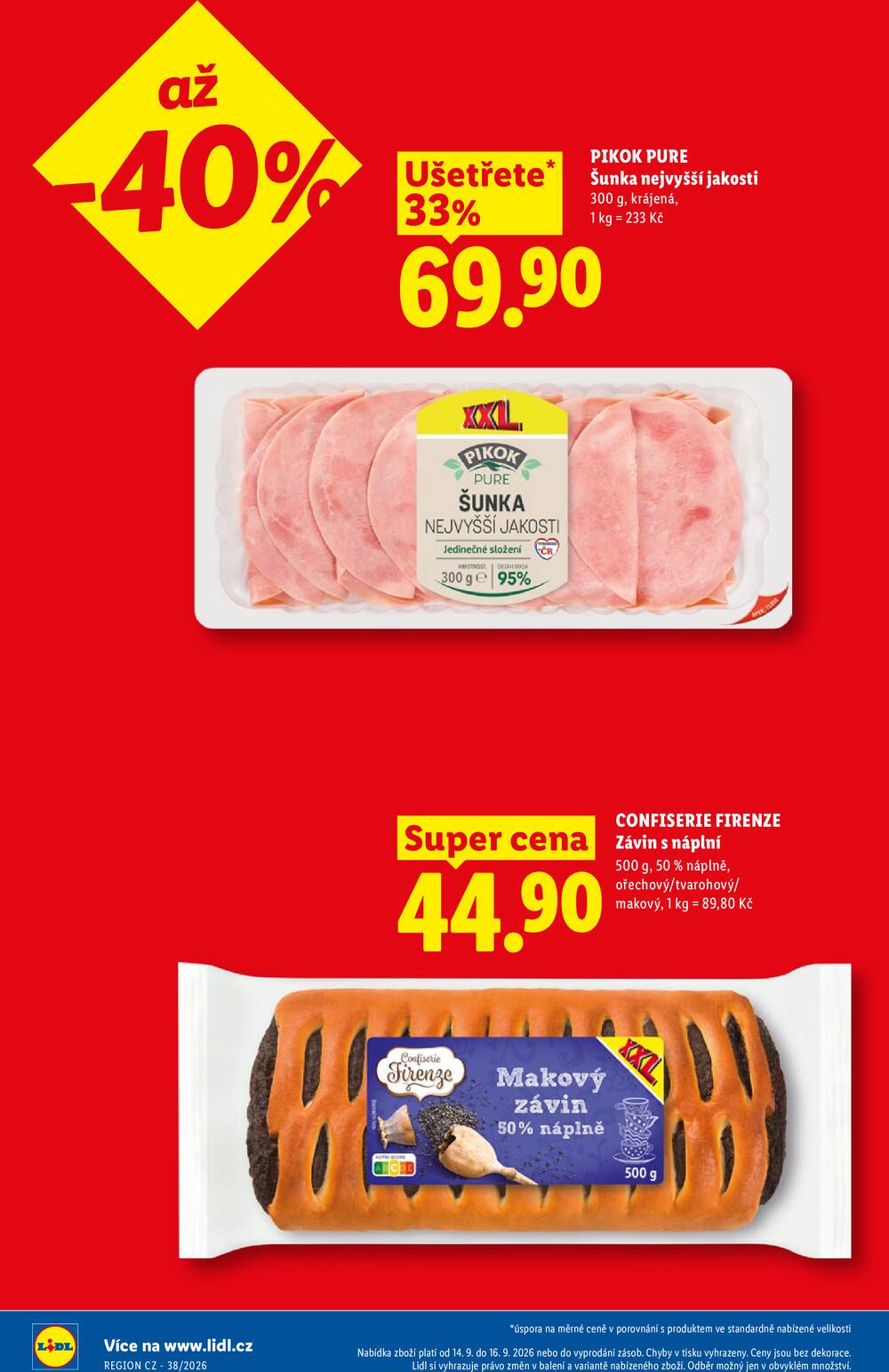 Lidl od 14.9. do 16.9.2026
