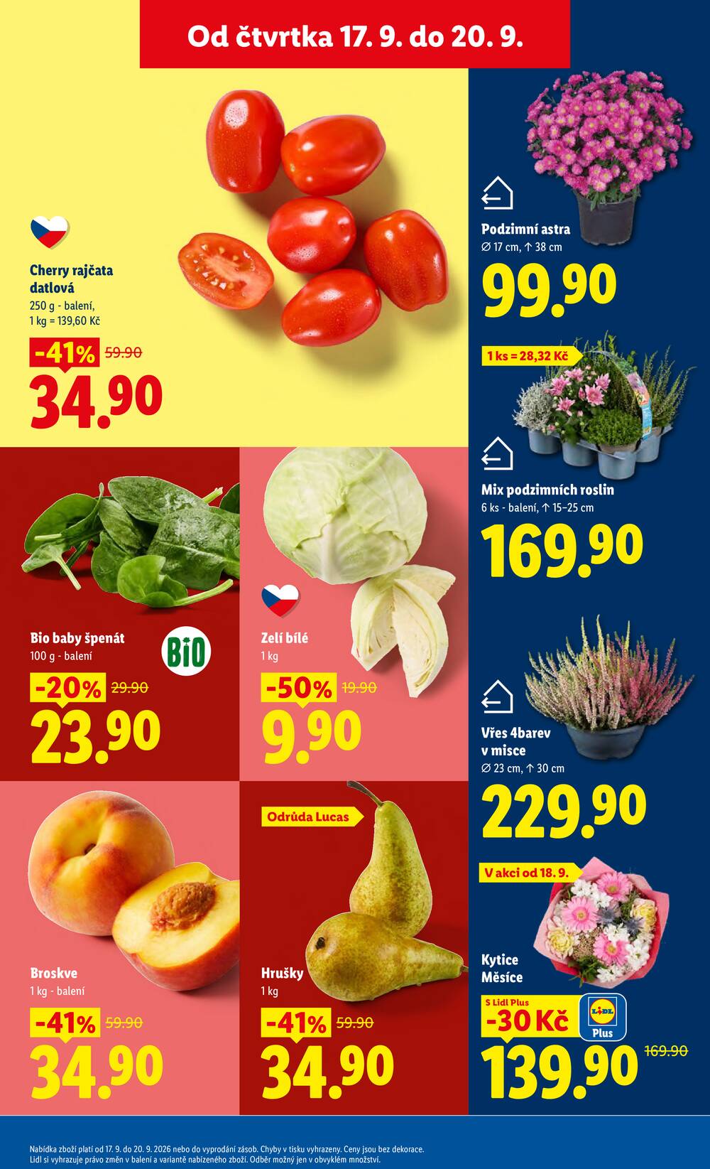Lidl Čtvrtek od 17.9. do 20.9.2026