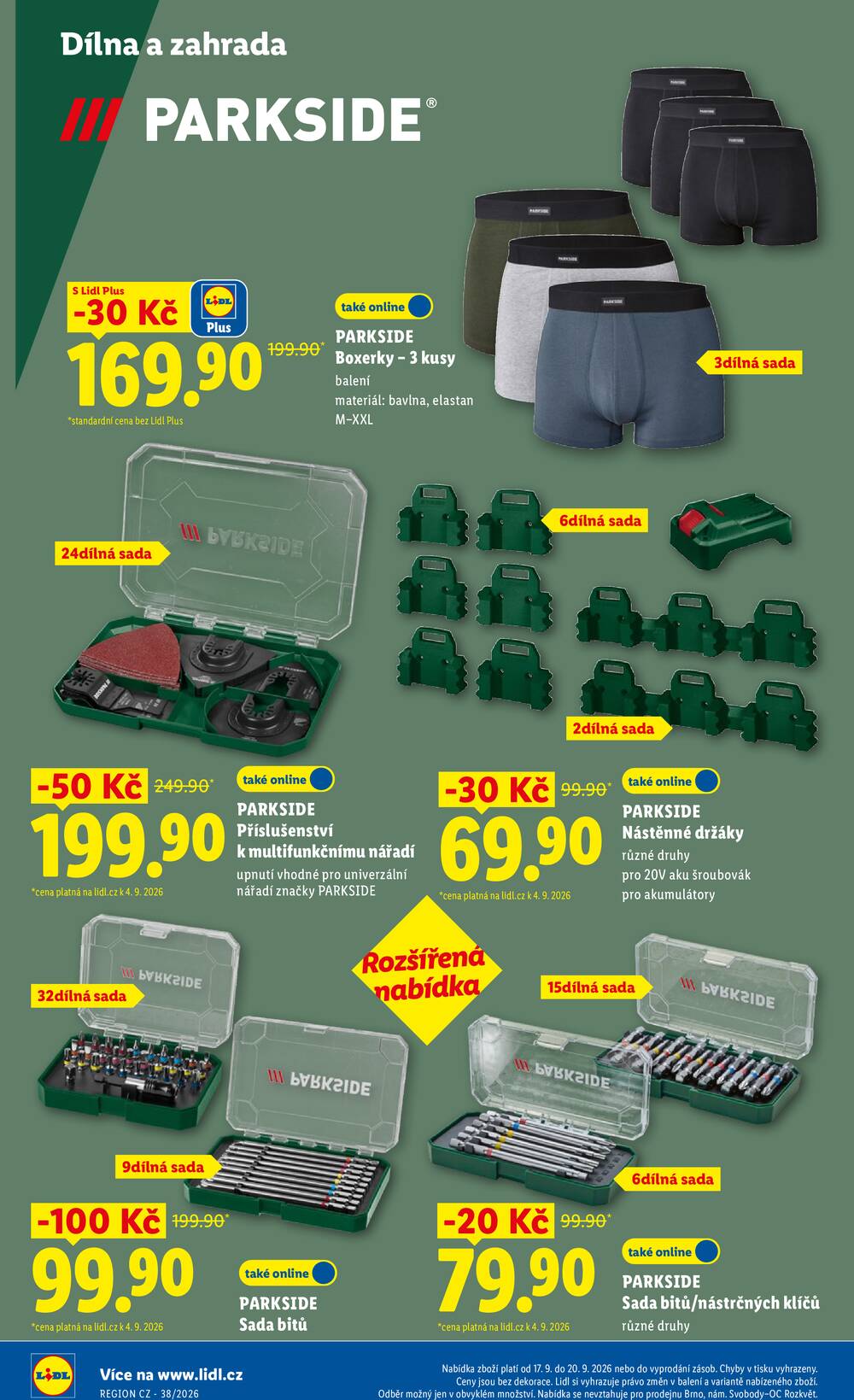Lidl Čtvrtek od 17.9. do 20.9.2026