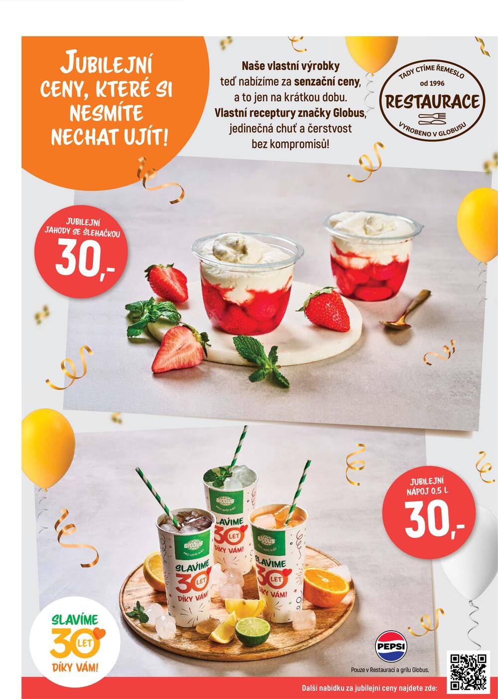 Akční leták Globus 16.9. - 22.9.2026 - Globus Chomutov