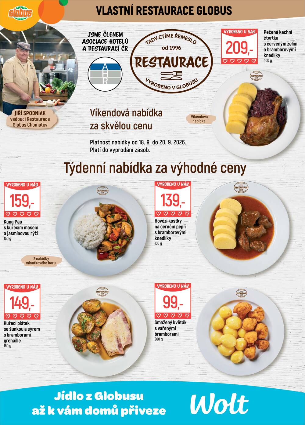 Leták Globus - Akční leták Globus 16.9. - 22.9.2026 - Globus Chomutov - strana 12