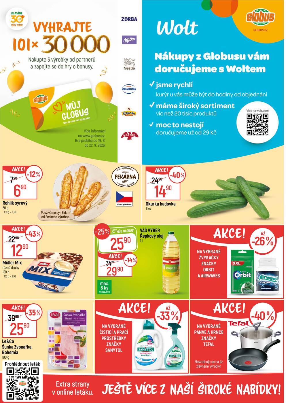 Leták Globus - Akční leták Globus 16.9. - 22.9.2026 - Globus Jenišov u Karlových Varů - strana 2 Leták Globus - Akční leták Globus 16.9. - 22.9.2026 - Globus Jenišov u Karlových Varů - strana 2