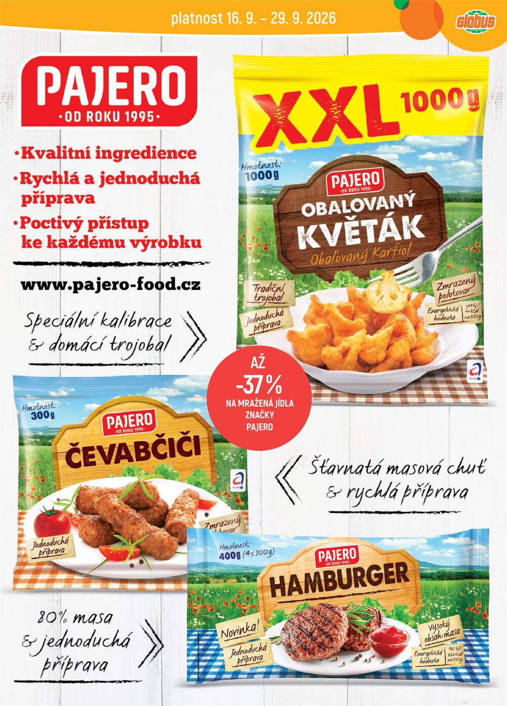Leták Globus - Akční leták Globus 16.9. - 22.9.2026 - Globus Jenišov u Karlových Varů - strana 19 Leták Globus - Akční leták Globus 16.9. - 22.9.2026 - Globus Jenišov u Karlových Varů - strana 19