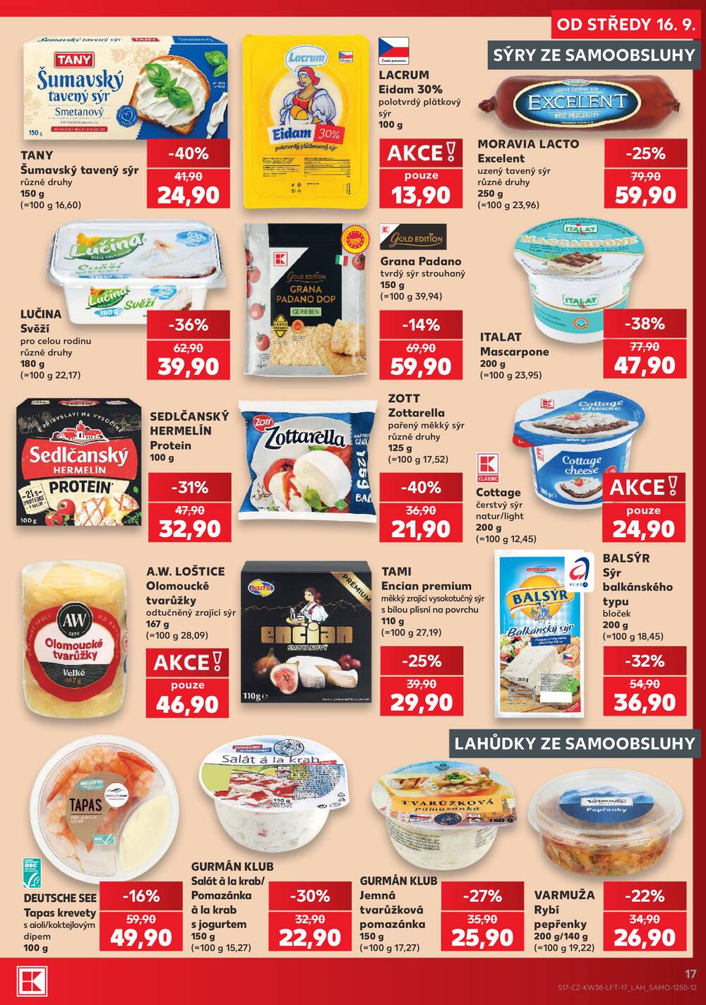 Kaufland 16.9. - 22.9. - Kaufland - Praha 3 (Jarov)