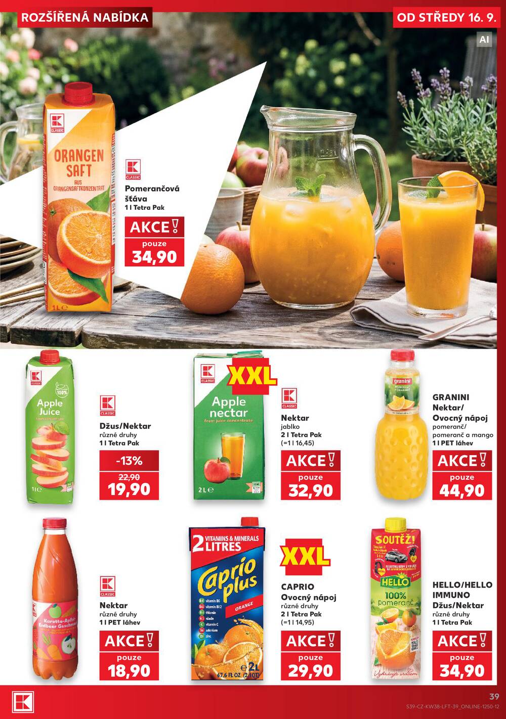 Kaufland 16.9. - 22.9. - Kaufland - Strakonice