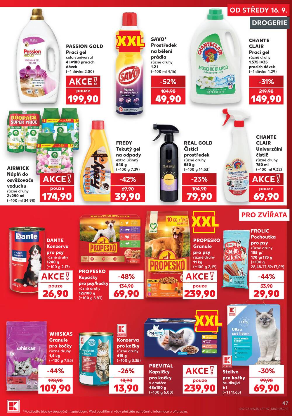Kaufland 16.9. - 22.9. - Kaufland - Veselí nad Lužnicí - Budějovická