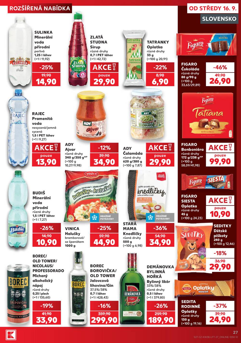 Leták Kaufland - Kaufland 16.9. - 22.9. - Kaufland - Náchod - strana 27 Leták Kaufland - Kaufland 16.9. - 22.9. - Kaufland - Náchod - strana 27