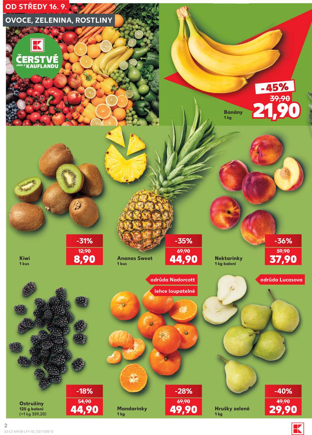 Leták Kaufland - Kaufland 16.9. - 22.9. - Kaufland - Beroun - strana 2
