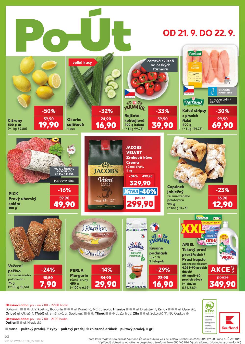 Kaufland 16.9. - 22.9. - Kaufland - Třinec - Lyžbice