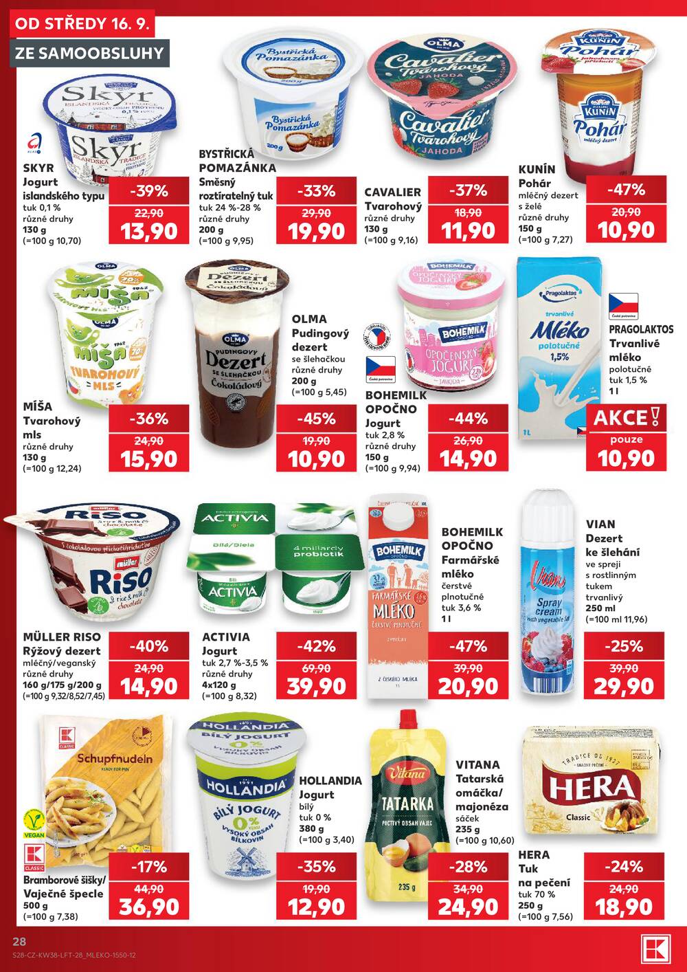 Kaufland 16.9. - 22.9. - Kaufland - Praha 8 (Malý Klín)