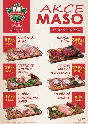 MAKOVEC a.s. – maso uzeniny : 5 letáků