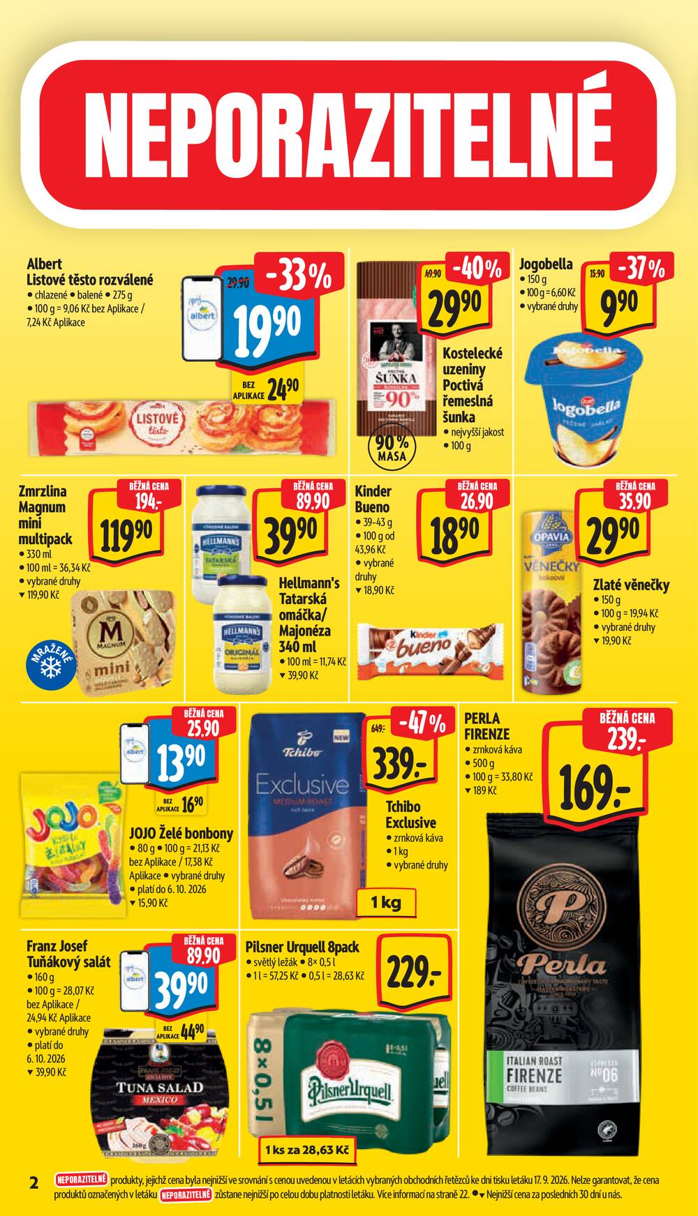 Albert Supermarket Jihomoravský od 23.9. do 29.9.2026