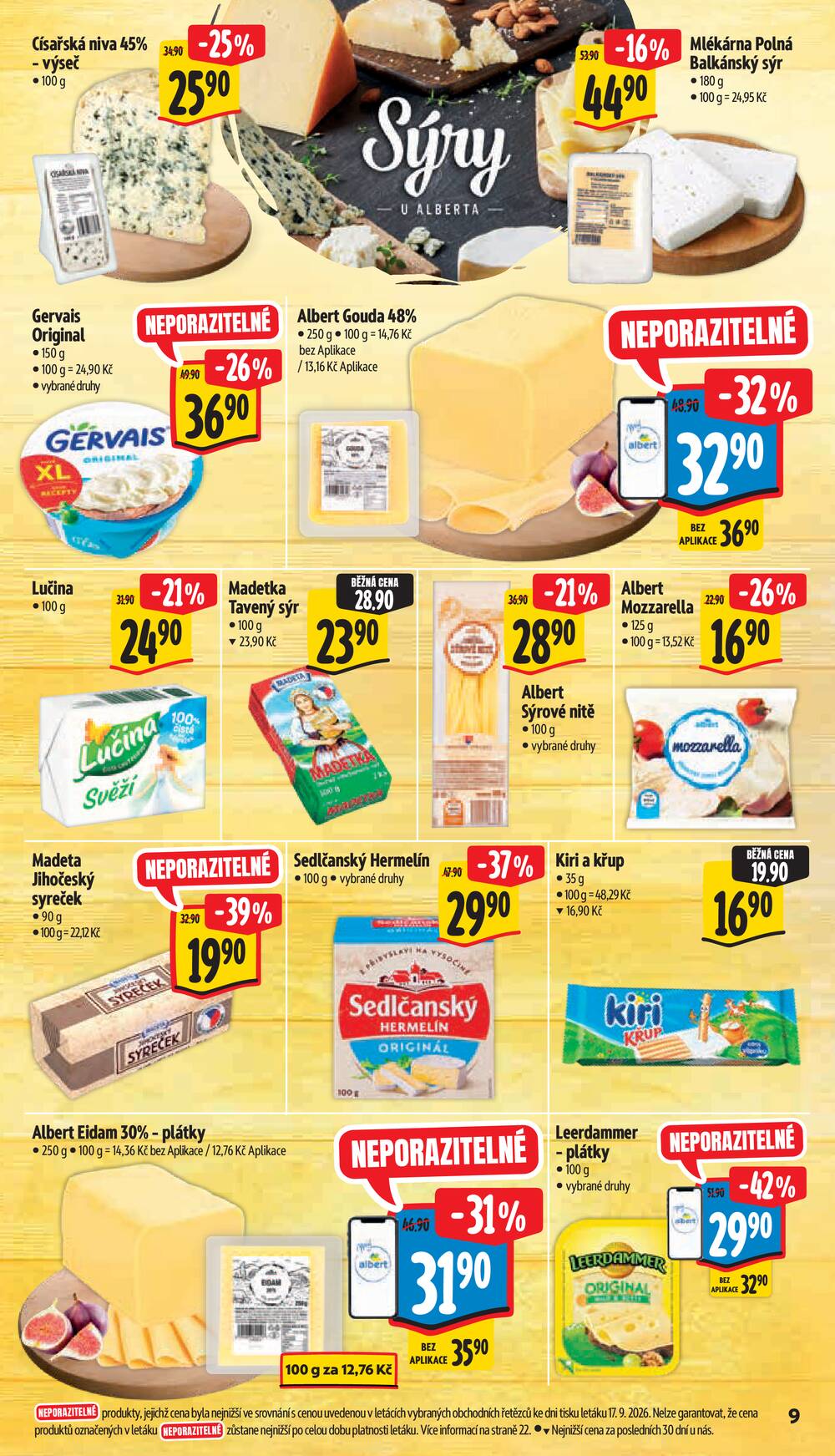 Albert Supermarket Jihomoravský od 23.9. do 29.9.2026