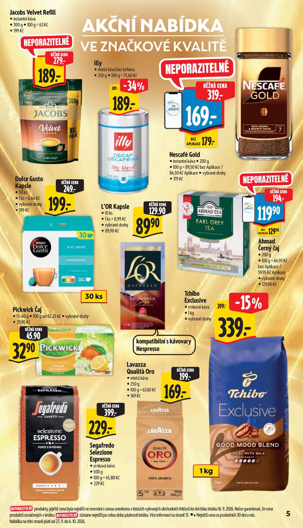 Leták Albert - Albert Hypermarket od 23.9. do 29.9.2026 - strana 5 Leták Albert - Albert Hypermarket od 23.9. do 29.9.2026 - strana 5