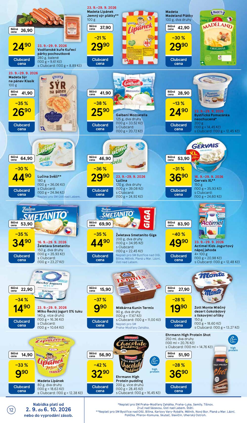 Leták Tesco - Tesco supermarkety od 23.9. do 29.9.2026 - strana 12