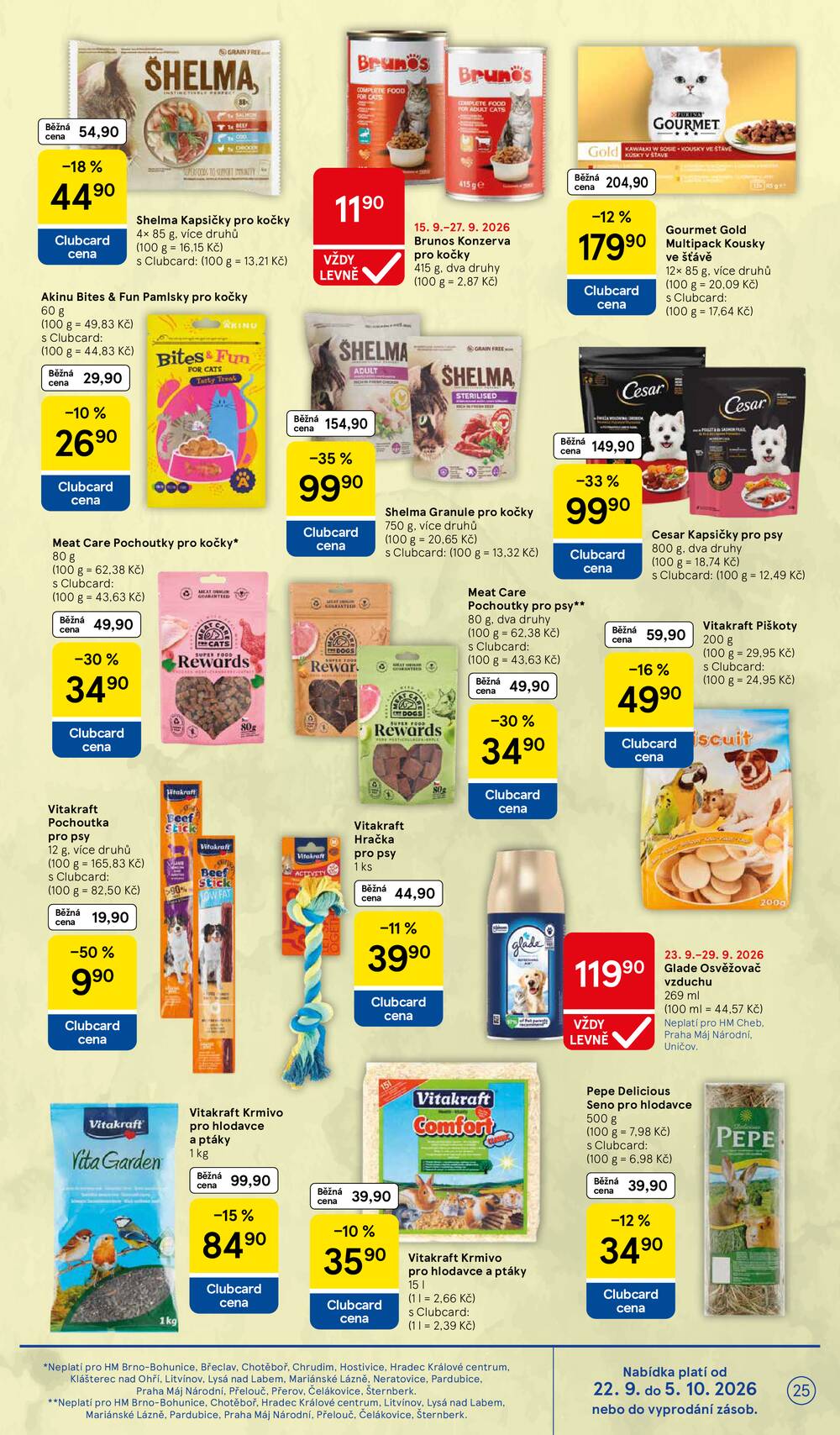 Leták Tesco - Tesco hypermarkety od 23.9. do 29.9.2026 - strana 25 Leták Tesco - Tesco hypermarkety od 23.9. do 29.9.2026 - strana 25