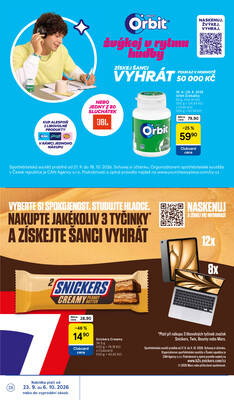 Tesco hypermarkety od 23.9. do 29.9.2026