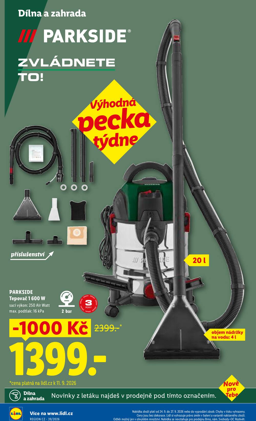 Lidl Čtvrtek od 24.9. do 27.9.2026