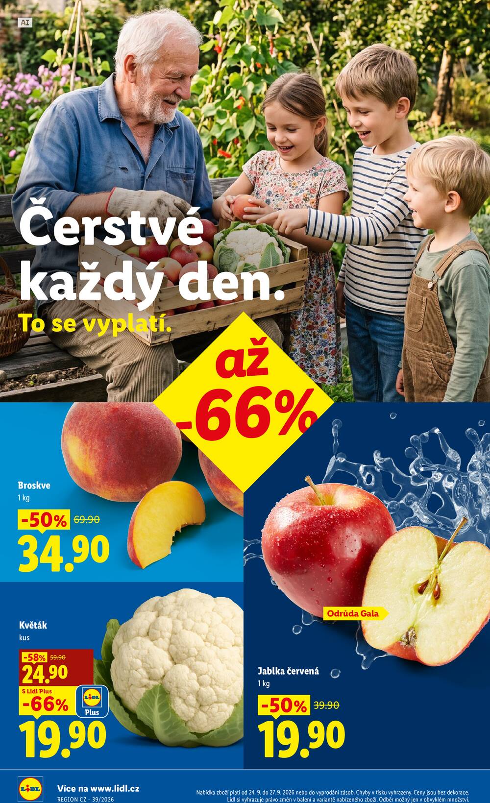 Lidl Čtvrtek od 24.9. do 27.9.2026