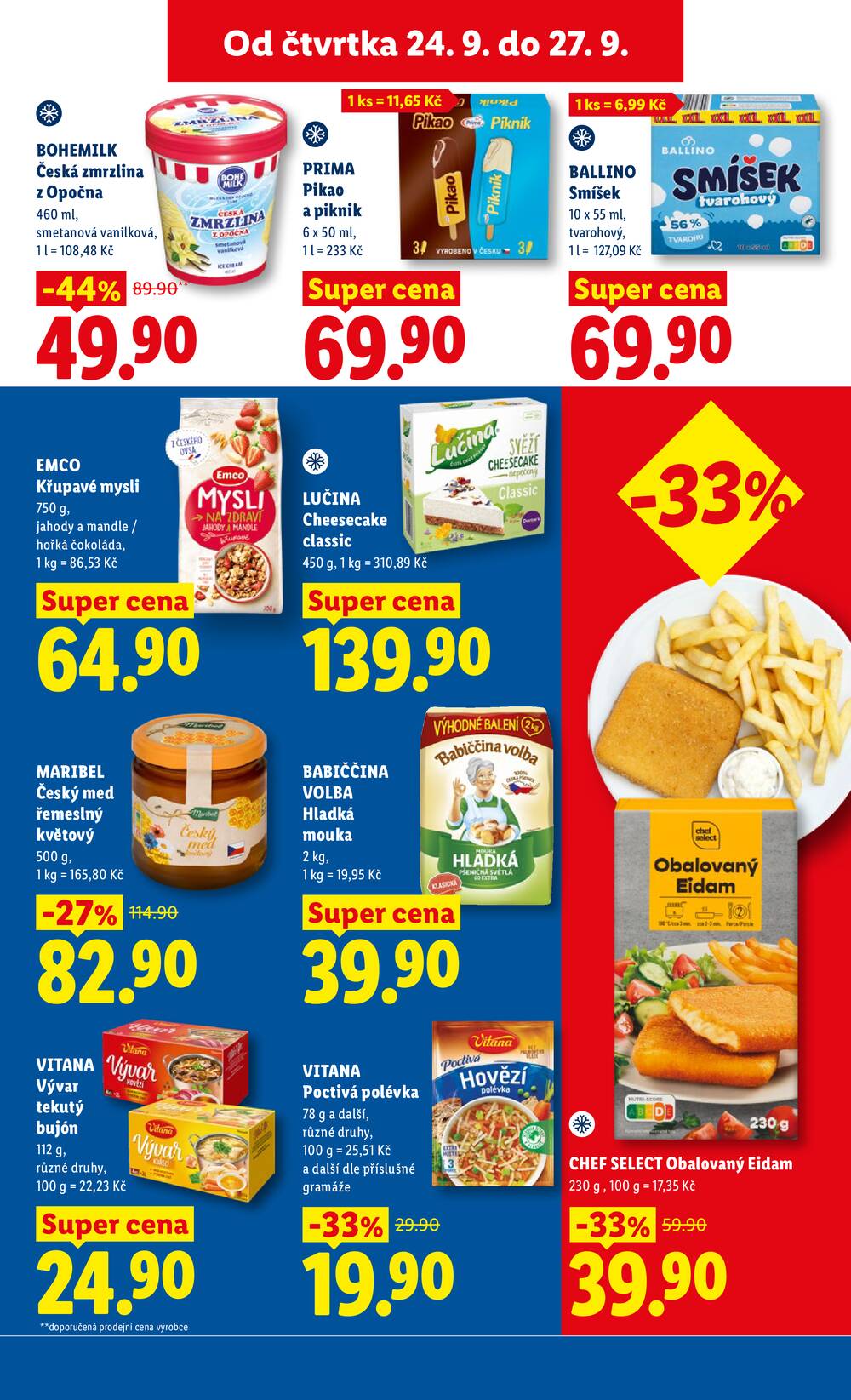 Lidl Čtvrtek od 24.9. do 27.9.2026