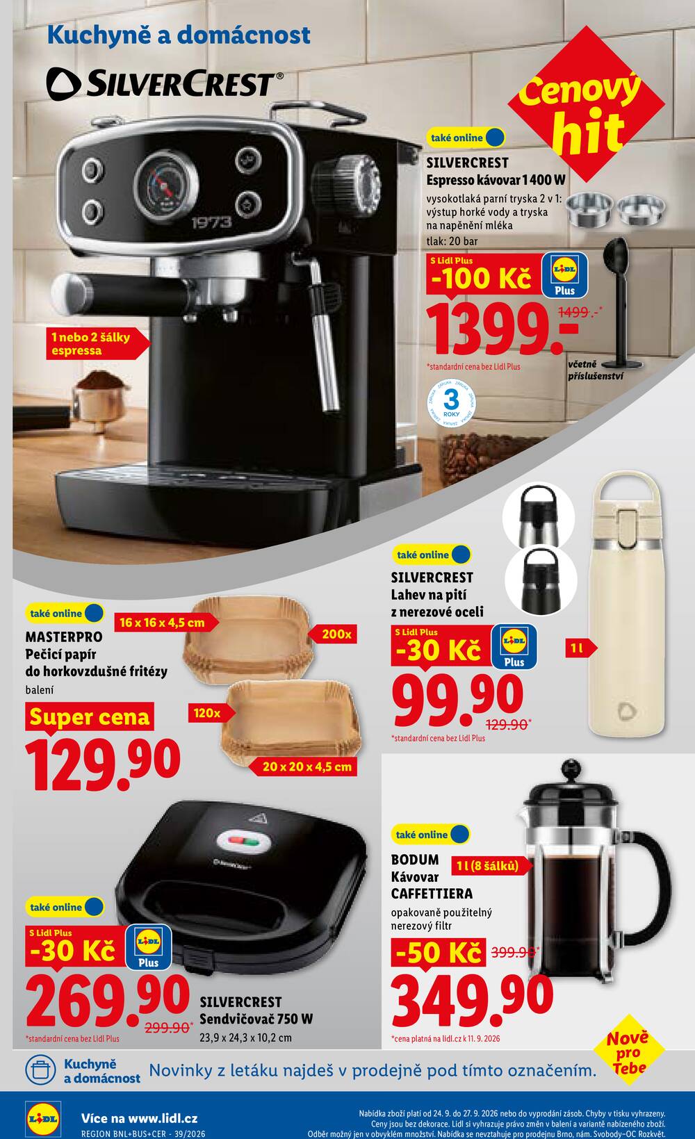 Lidl Čtvrtek od 24.9. do 27.9.2026