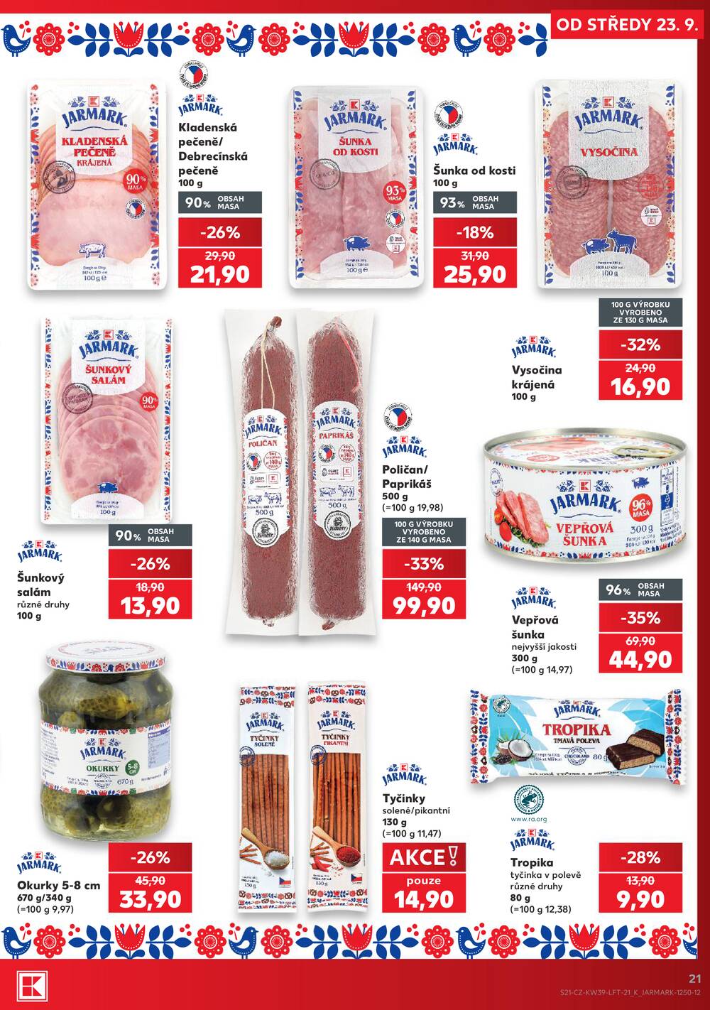 Kaufland 23.9. - 29.9. - Kaufland - Louny