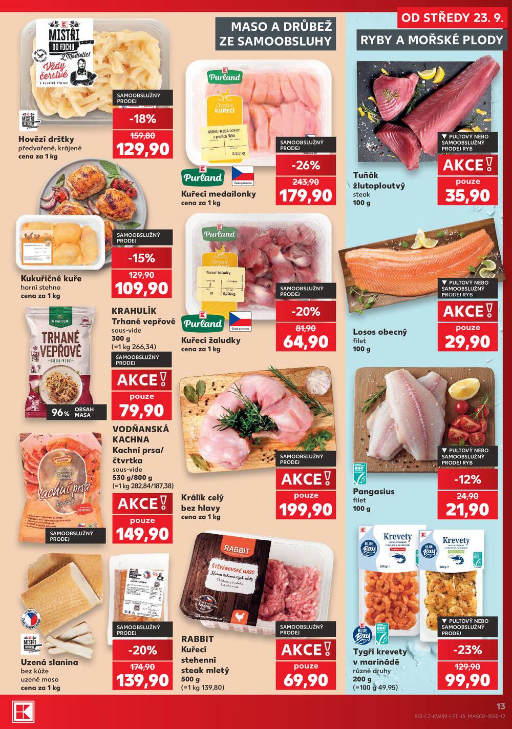 Kaufland 23.9. - 29.9. - Kaufland - Praha - Horní Měcholupy