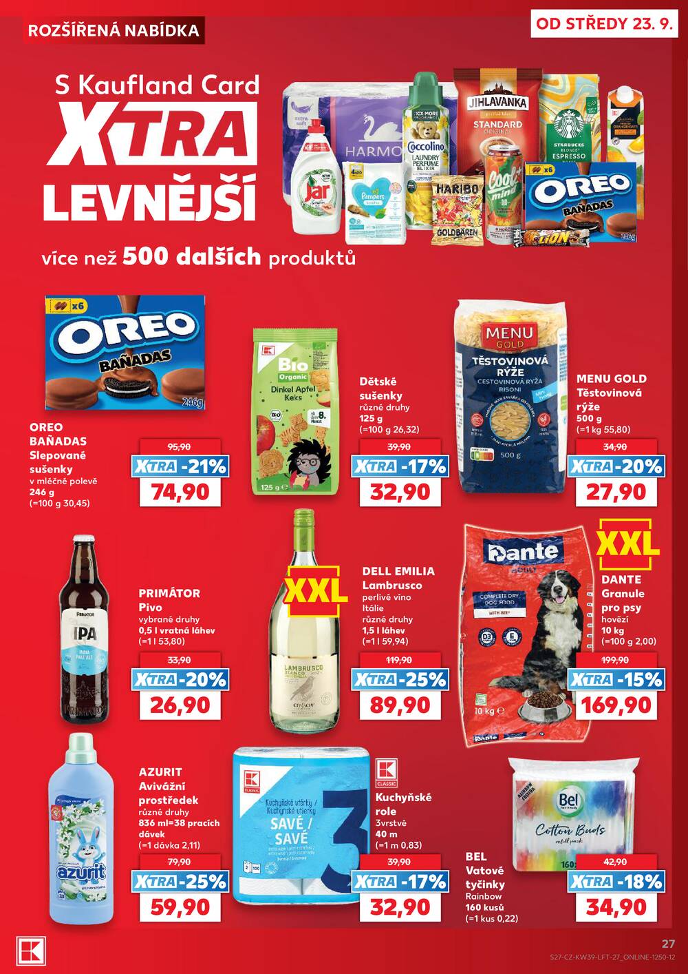 Kaufland 23.9. - 29.9. - Kaufland - Praha - Horní Měcholupy